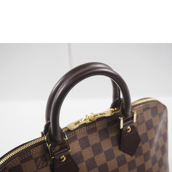 18586 3 Louis Vuitton Alma PM Damier Bag Ebene