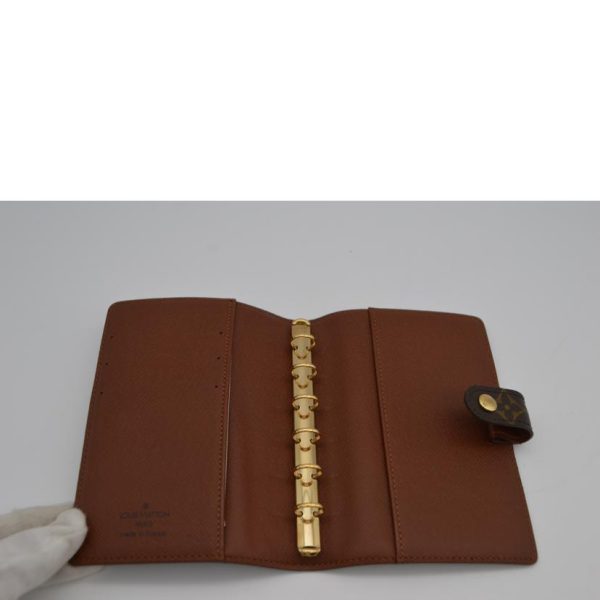 18592 4 Louis Vuitton Agenda Monogram Planner Brown