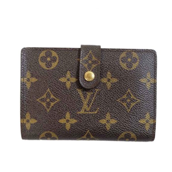 18599 1 Louis Vuitton Portefeuil Viennois Monogram Wallet Brown