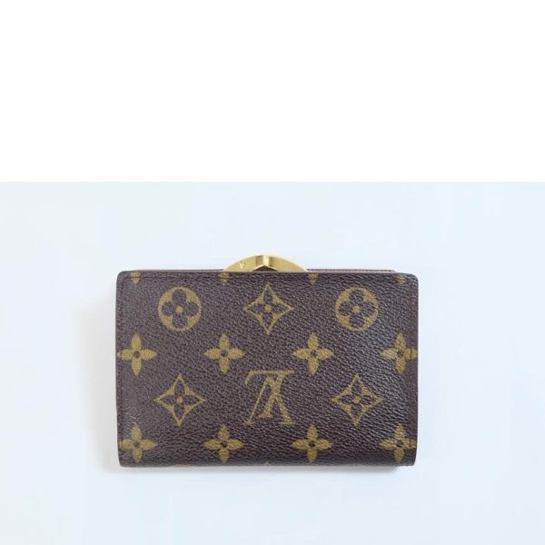 18599 2 Louis Vuitton Portefeuil Viennois Monogram Wallet Brown