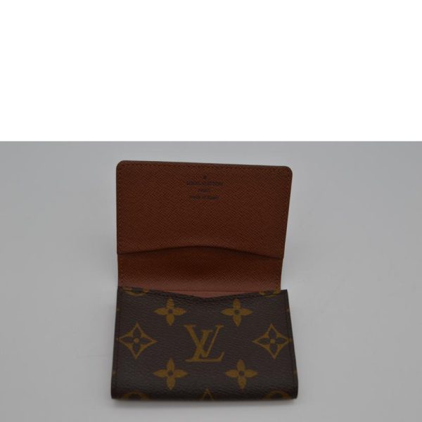 18608 4 Louis Vuitton Carte Monogram Case Brown