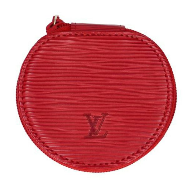 18613 1 Louis Vuitton Ecrin Bijou 8 Epi Case Red