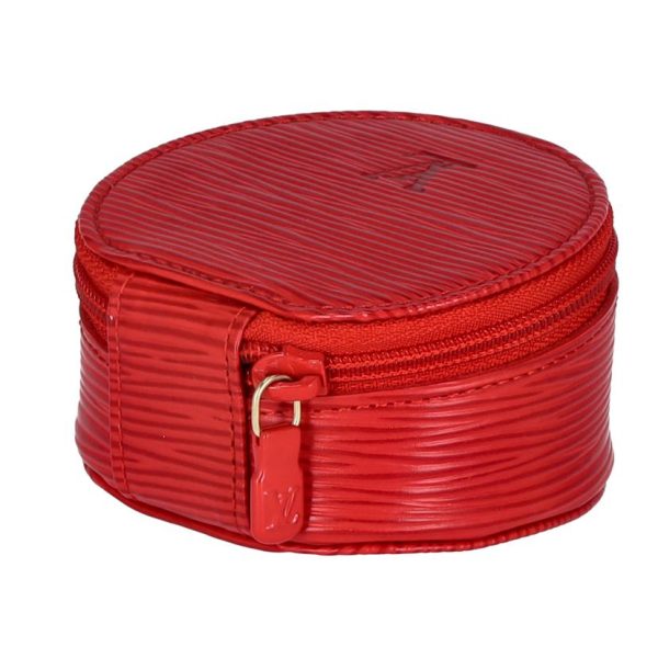 18613 5 Louis Vuitton Ecrin Bijou 8 Epi Case Red