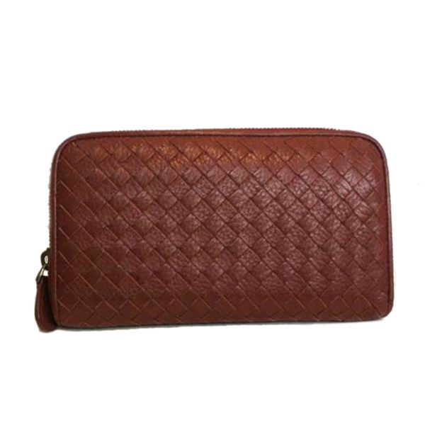 18615 1 Bottega Veneta Intrecciato Round Zipper