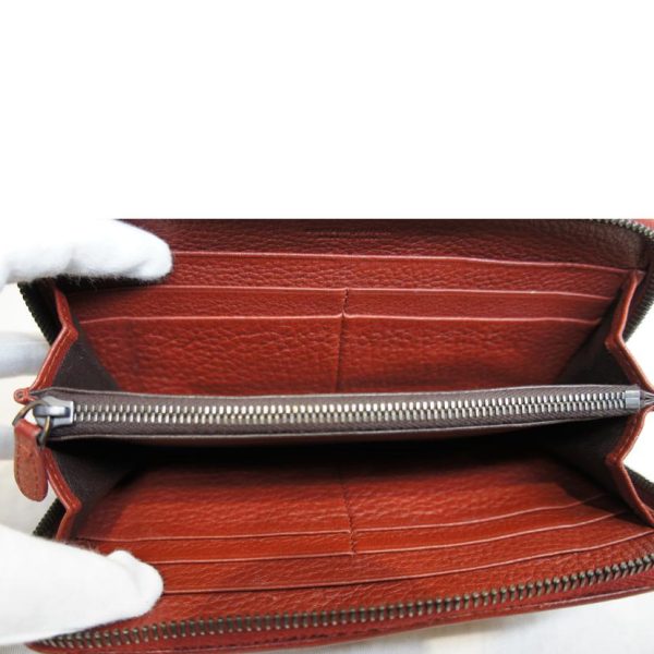 18615 4 Bottega Veneta Intrecciato Round Zipper Wallet