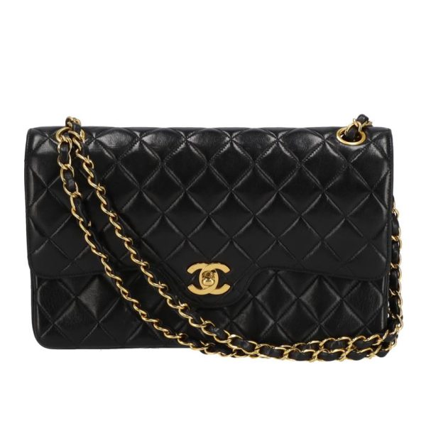 18623 1 Chanel W Flap Chain Shoulder Bag 25