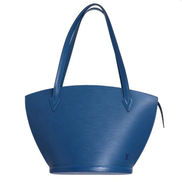 18668 1 Louis Vuitton Saint Jacques Shopping Bag Epi Toledo Blue