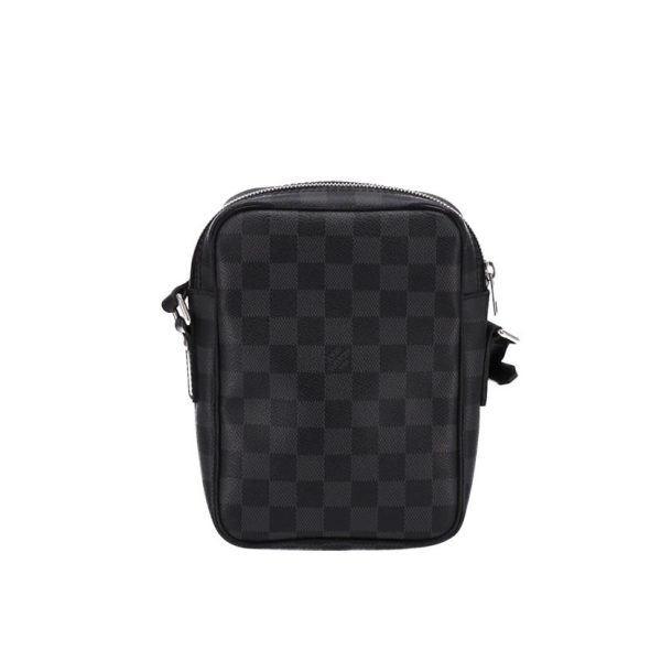 18695 2 Louis Vuitton Rem Messenger Bag Damier Graphite