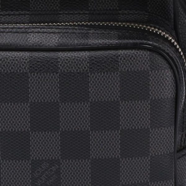 18695 6 Louis Vuitton Rem Messenger Bag Damier Graphite