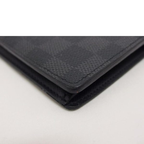 18705 9 Louis Vuitton Portefeuille Brazza Wallet Damier Graphite Gray