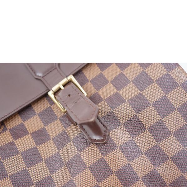 18726 6 Louis Vuitton Soho Damier Bag Ebene