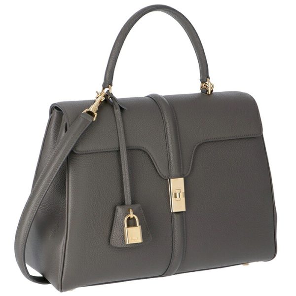 187373bf810dc CELINE 16 Saise Medium 2WAY Bag Gray