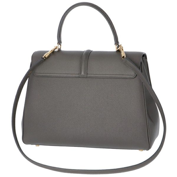 187373bf810dc 2 CELINE 16 Saise Medium 2WAY Bag Gray