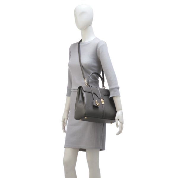 187373bf810dc 8 CELINE 16 Saise Medium 2WAY Bag Gray