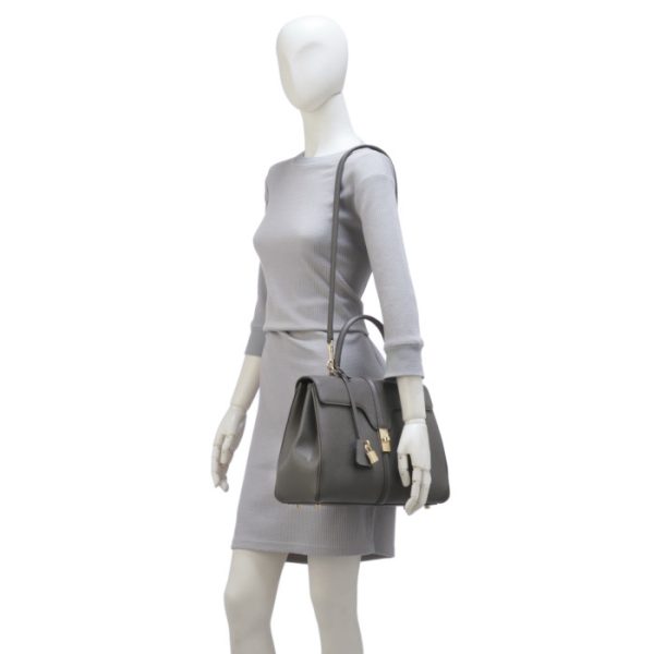 187373bf810dc 9 CELINE 16 Saise Medium 2WAY Bag Gray