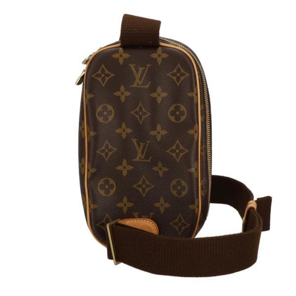 18760 2 Louis Vuitton Pochette Ganju Monogram Bag Brown