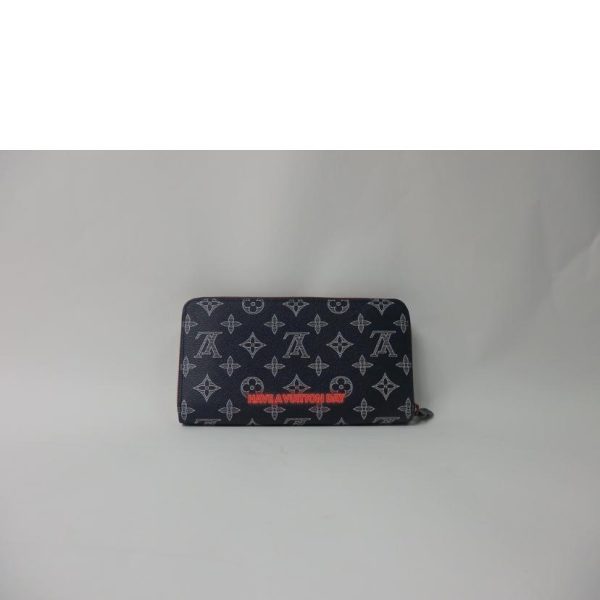 18763 2 Louis Vuitton Zippy Wallet Monogram Ink Upside Updown