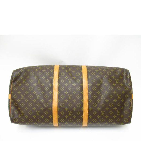 18777 3 Louis Vuitton Keepall 60 Monogram Duffle Bag Brown