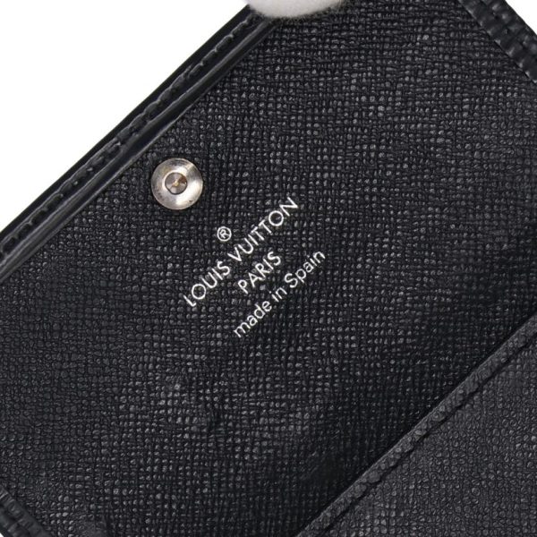 18785 3 Louis Vuitton Multicle 6 Key Holder Epi Black