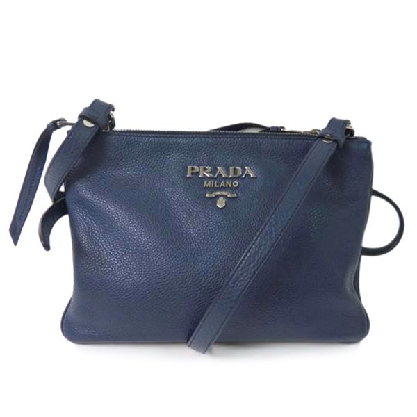 18800 1 PRADA Leather Shoulder Bag Black