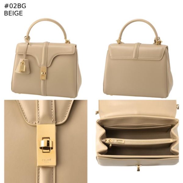 188003bey 11 CELINE Bag Shoulder Bag 16 Saise Small 2WAY Handbag