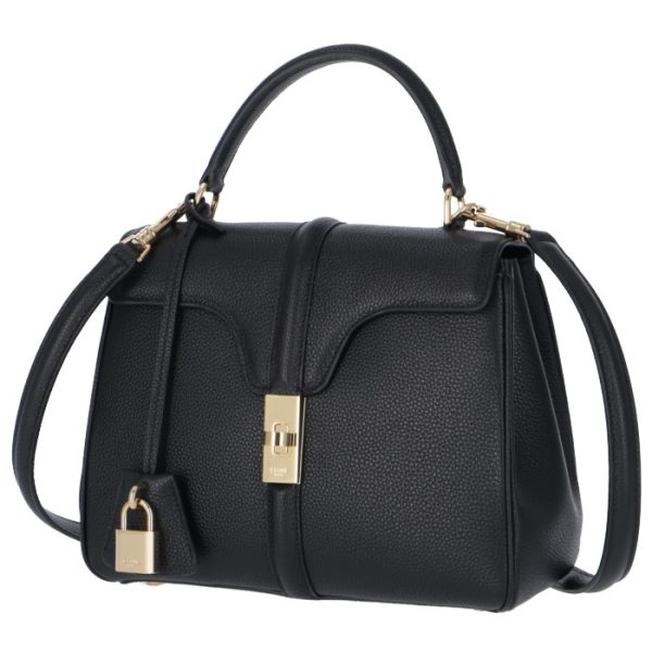 188003bf838no 1 CELINE 16 Saise Small 2WAY Handbag Black