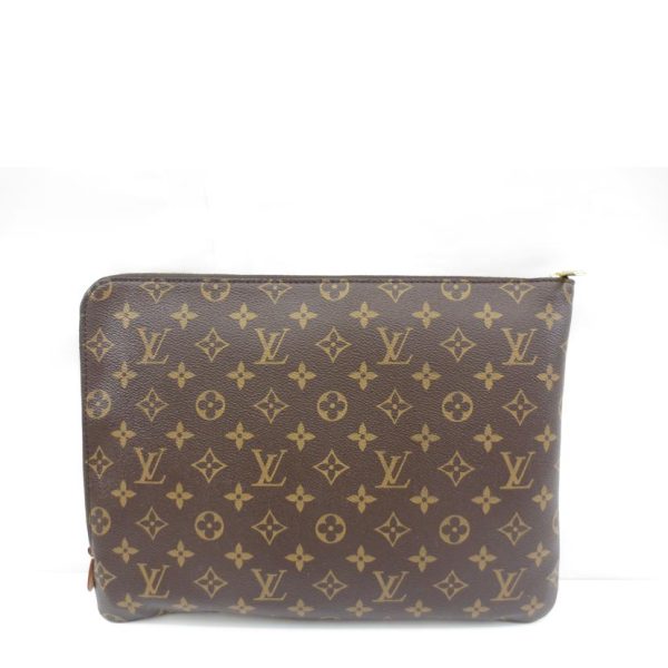 18839 2 Louis Vuitton Etuit Voyage MM Bag Monogram Brown