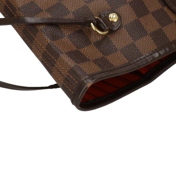 18852 5 Louis Vuitton Old Neverfull MM Monogram Bag Brown