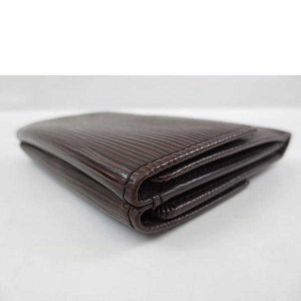 18853 4 Louis Vuitton Cult Credit Wallet Epi Mocha Brown