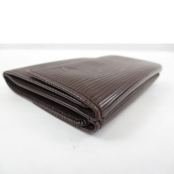 18853 5 Louis Vuitton Cult Credit Wallet Epi Mocha Brown