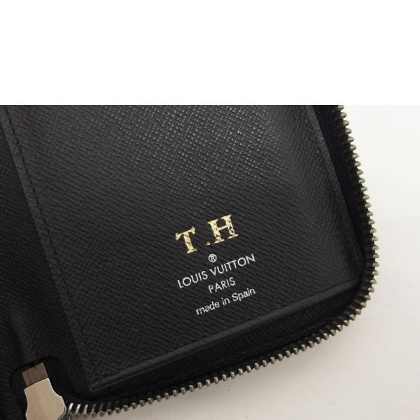 18859 9 Louis Vuitton Zippy Wallet Vertical Monogram Eclipse Black