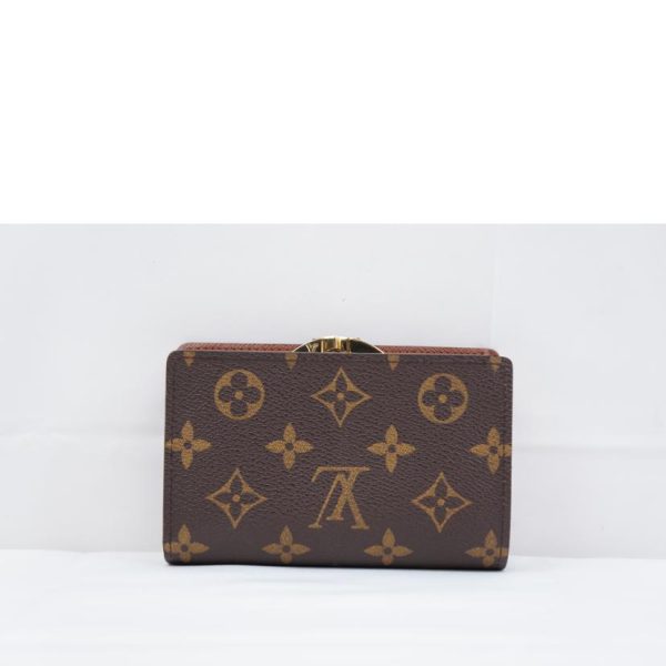 18863 2 Louis Vuitton Portomonebier Viennois Monogram Wallet Brown