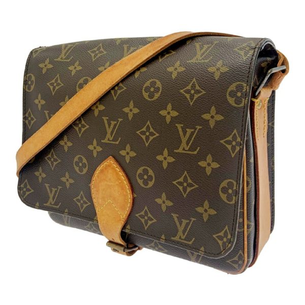 188691 2 LOUIS VUITTON Monogram PVC Sac Flannery 50 Tote Bag Brown