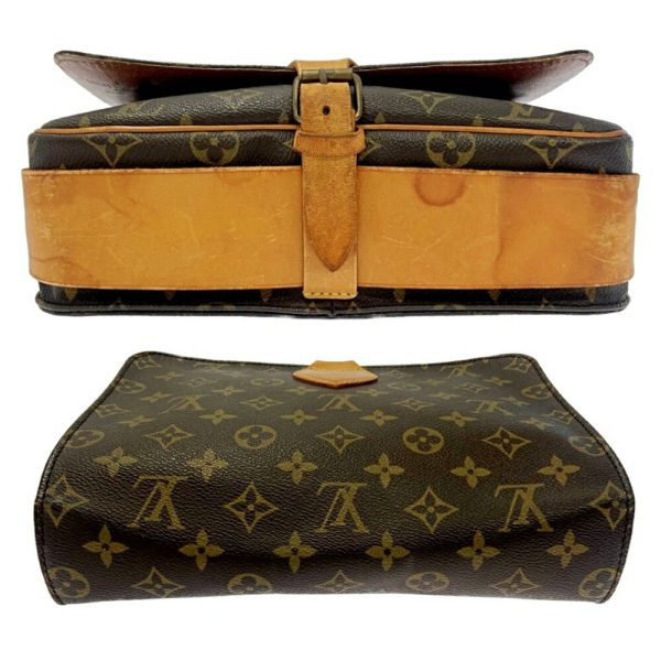 188691 5 LOUIS VUITTON Monogram PVC Sac Flannery 50 Tote Bag Brown