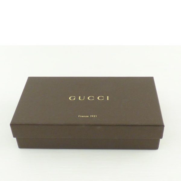 18883 7 GUCCI GG Marmont Leather Round Zipper Long Wallet