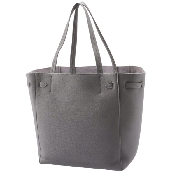 189023tni09lc 2 CELINE Hippo Phantom Small CABAS Tote Bag Gray