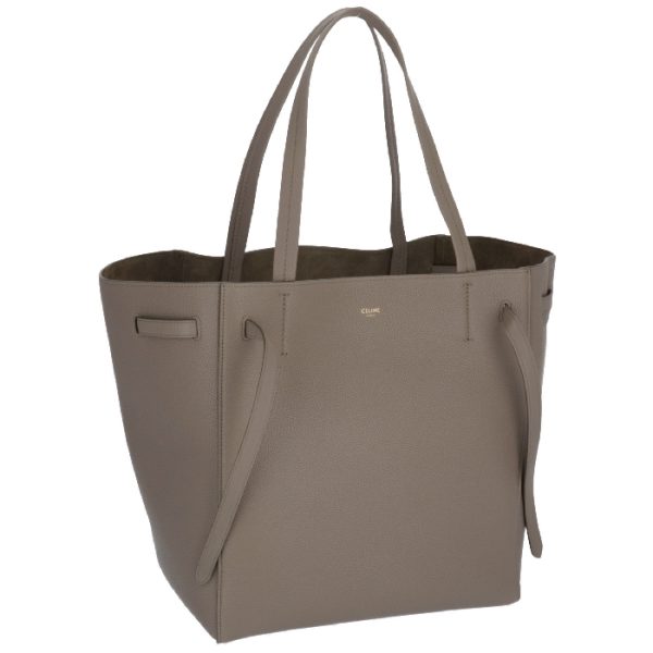 189023tni18tp CELINE Hippo Phantom Small CABAS Tote Bag Taupe