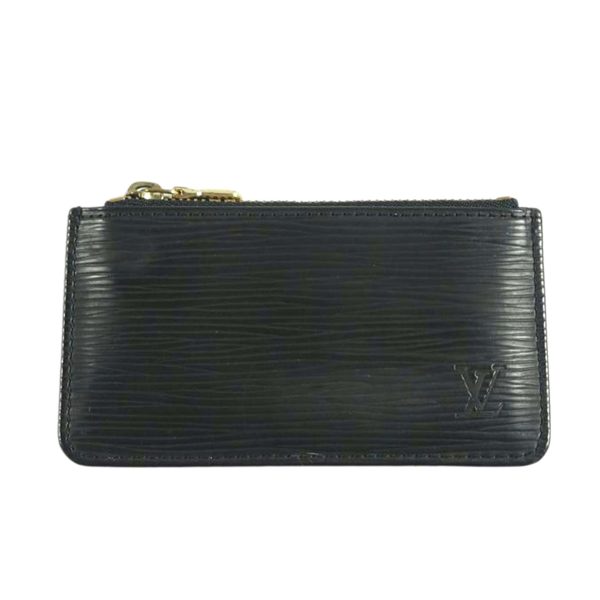 18904 1 Louis Vuitton Cle Coin Purse Epi Black