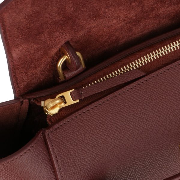 189153zva27nt 8 CELINE Micro Belt Bag Tote Bag Bordeaux