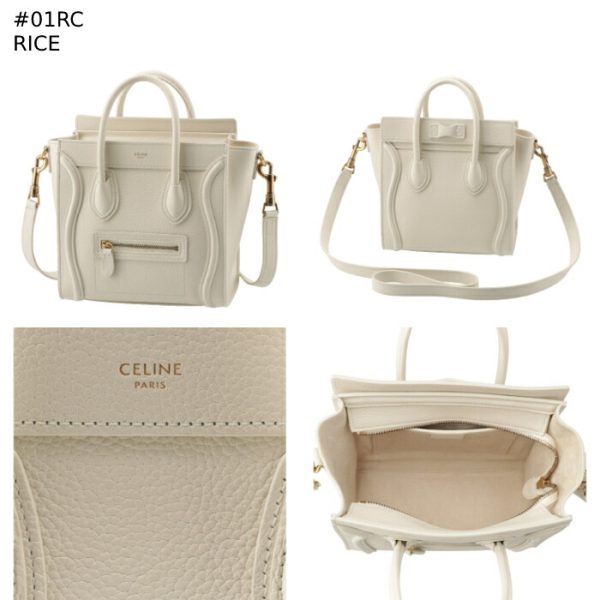 189243dru 9 CELINE Nano Luggage Shoulder Bag