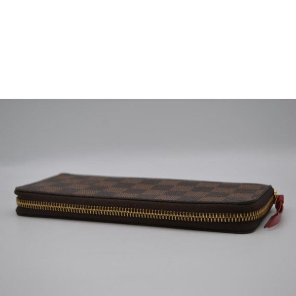 18929 3 Louis Vuitton Clemence Damier Wallet Brown