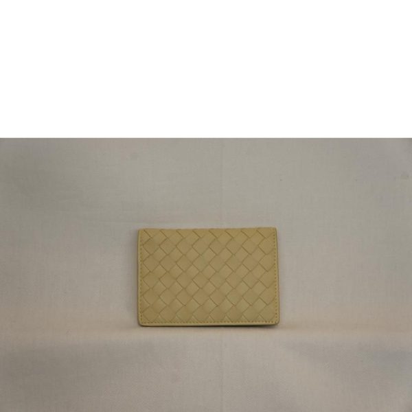 18950 3 Bottega Veneta Intrecciato Card Case Beige