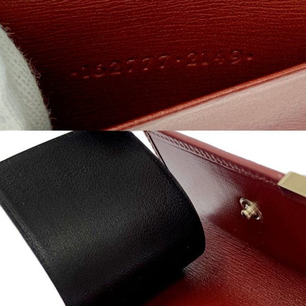 189808 9 Gucci Leather 6 Row Key Case Bordeaux