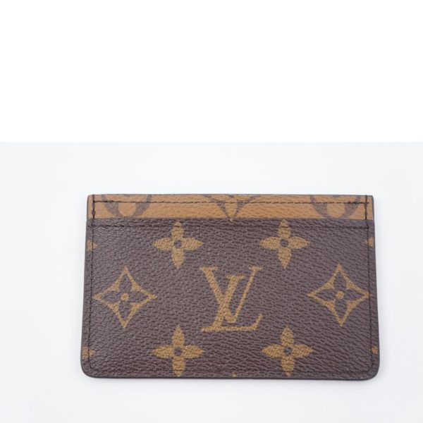 19037 2 Louis Vuitton Sampler Monogram Wallet Brown