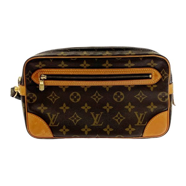 190503 1 LOUIS VUITTON Monogram PVC Tamburan Shoulder Bag Brown