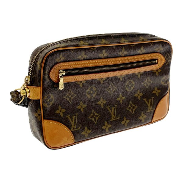 190503 2 LOUIS VUITTON Monogram PVC Tamburan Shoulder Bag Brown