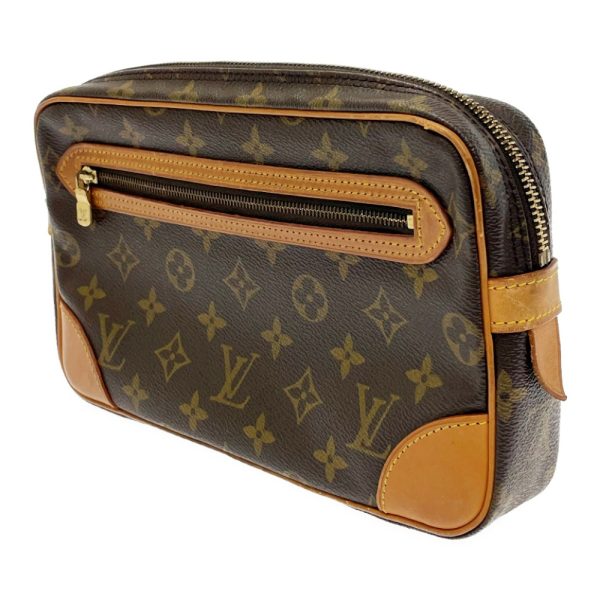 190503 3 LOUIS VUITTON Monogram PVC Tamburan Shoulder Bag Brown