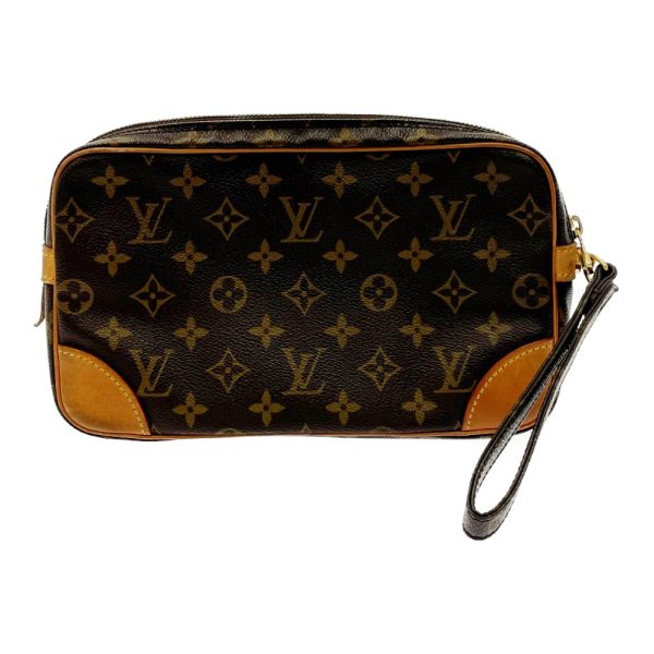 190503 4 LOUIS VUITTON Monogram PVC Tamburan Shoulder Bag Brown