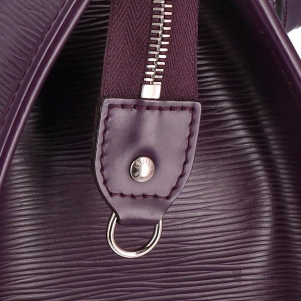 19054 9 Louis Vuitton Madeleine PM Bag Epi Leather Cassis