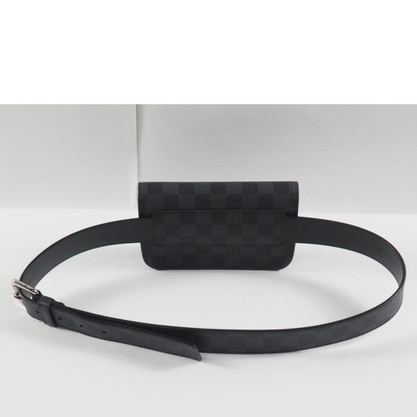 19064 2 Louis Vuitton Centur Damier Pochette Black